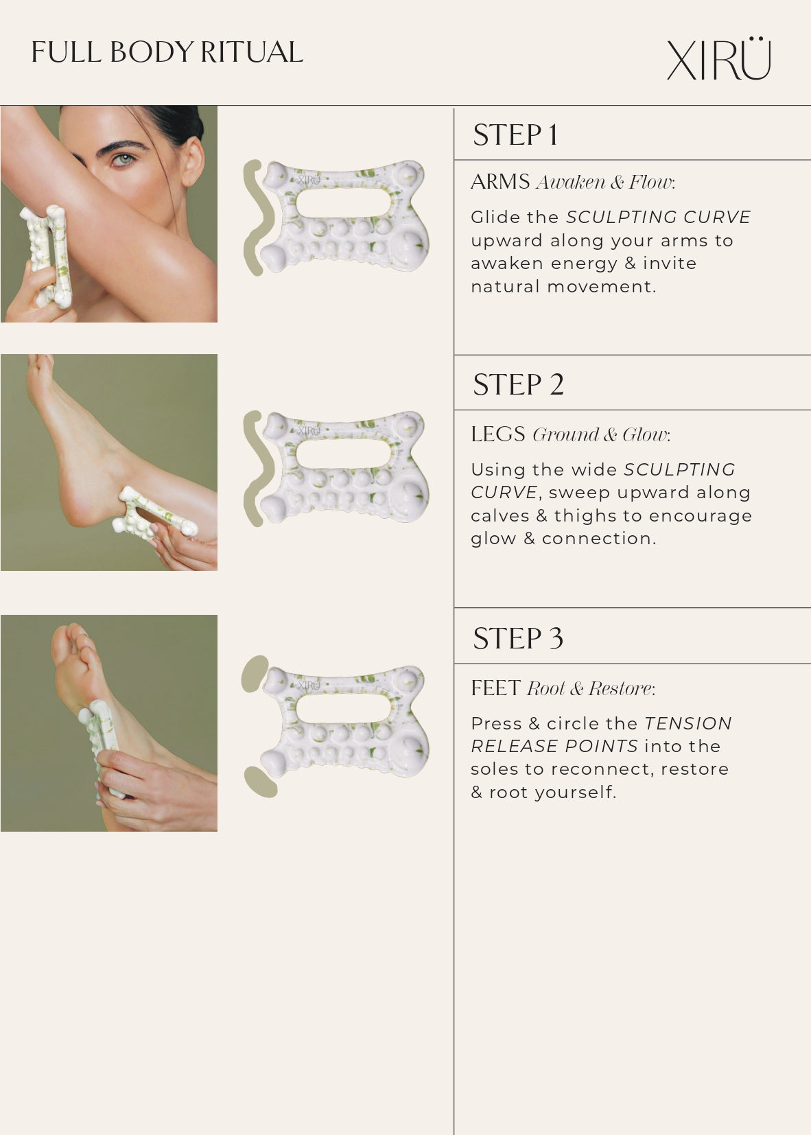 FACE & BODY GUA SHA xirubeauty